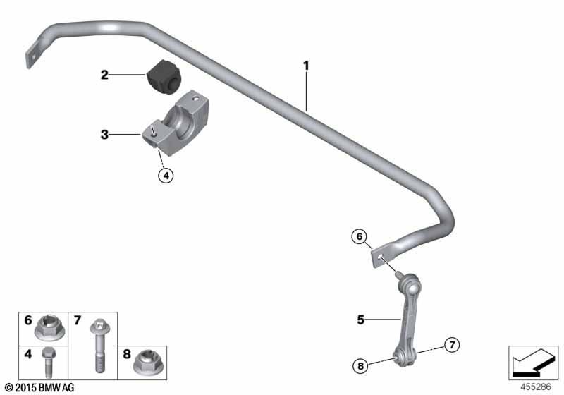 Stabilisator achter