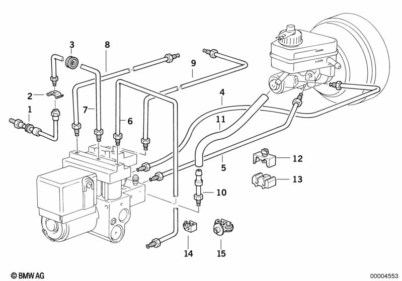 Remleidings voor ABS/ASC+T