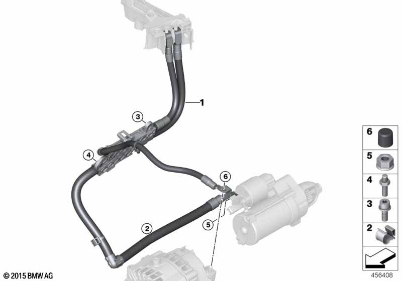 Startmotorkabel / Dynamokabel