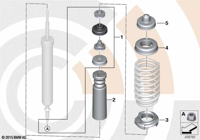 Reparatiesets schokdempers achter