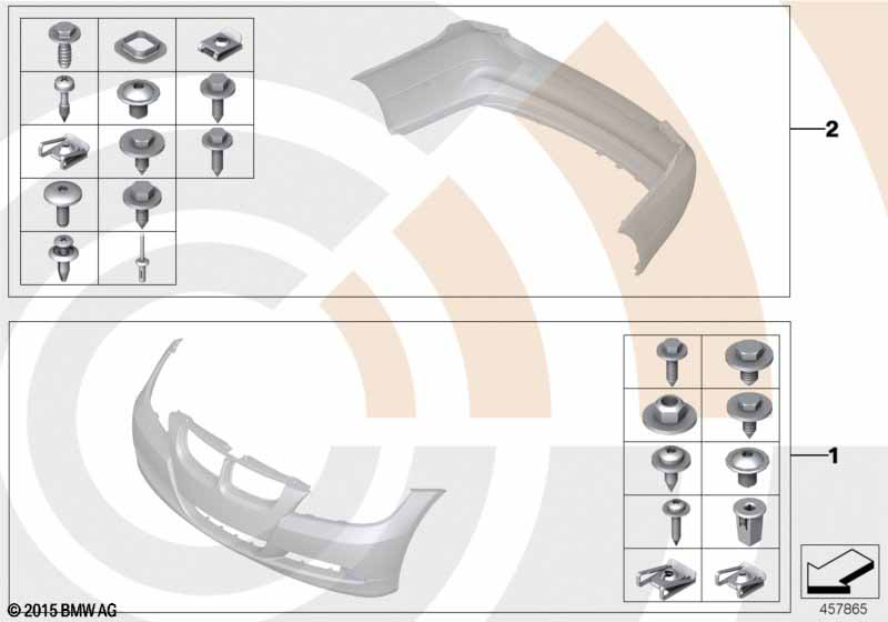 Montageset bumper