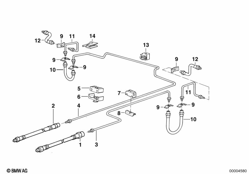 Remleidings achter ABS/ASC+T