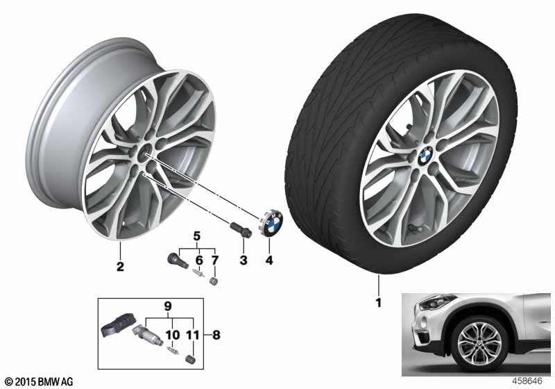 BMW LM-velg Y-spaak 566 - 18''