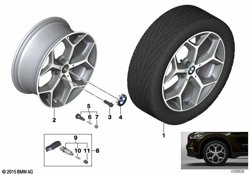 BMW LM velg Y-spaak 569 - 18"