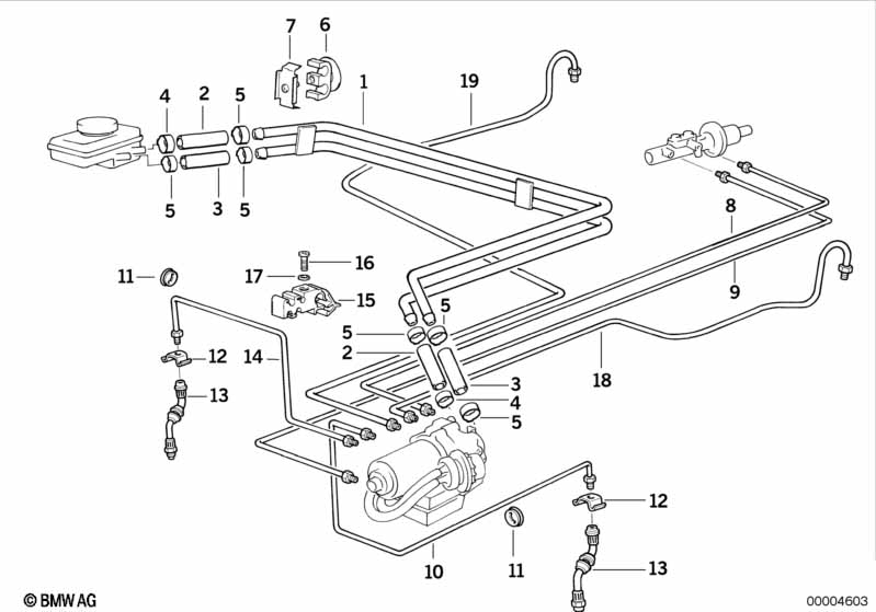 Remleidings voor ABS/ASC+T