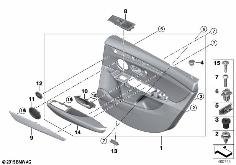 Portierbekleding, achter