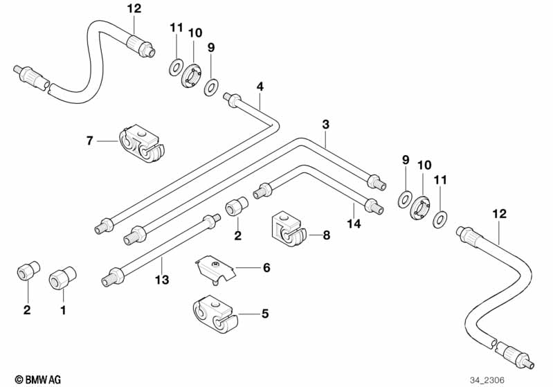 Remleidings achter ABS/ASC+T