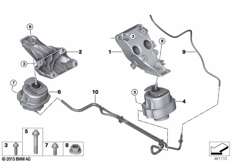 Motorophanging