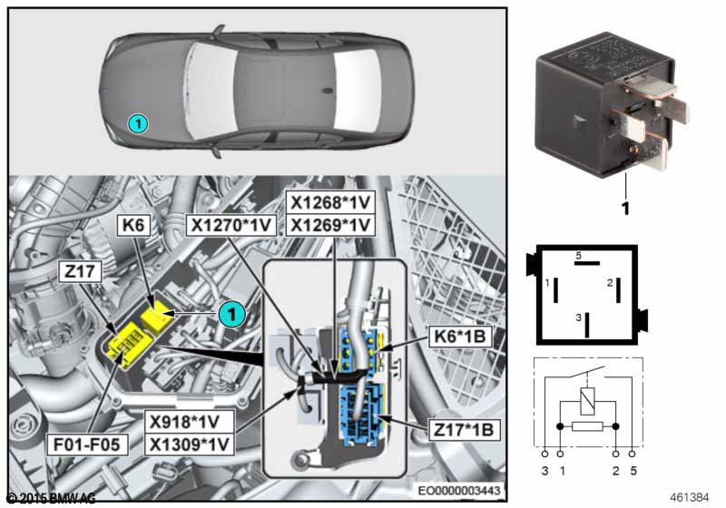 Relais startmotor K22