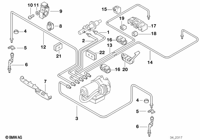 Remleidings voor ABS/ASC+T