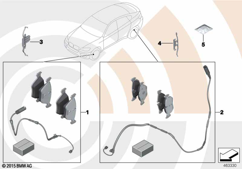 Service Kit remblokken / Value Line