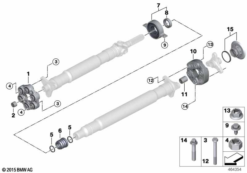 Flexibele koppel./tussenlager/inlegmoer