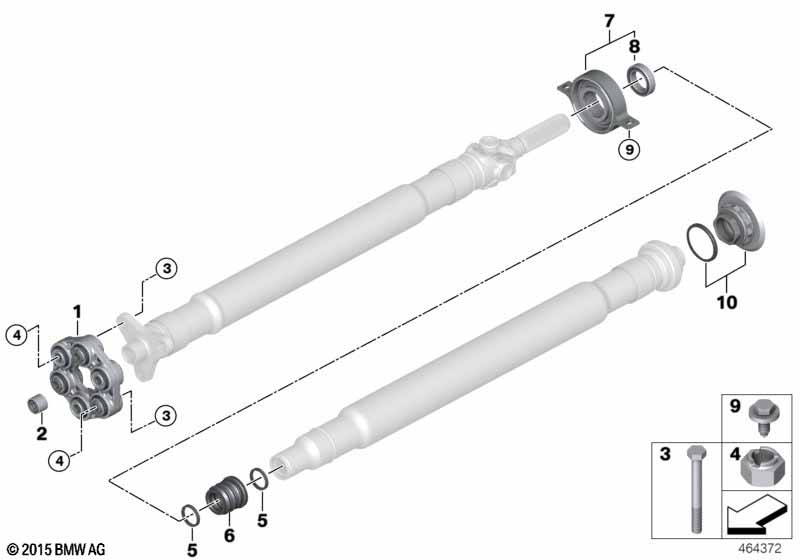 Flexibele koppel./tussenlager/inlegmoer