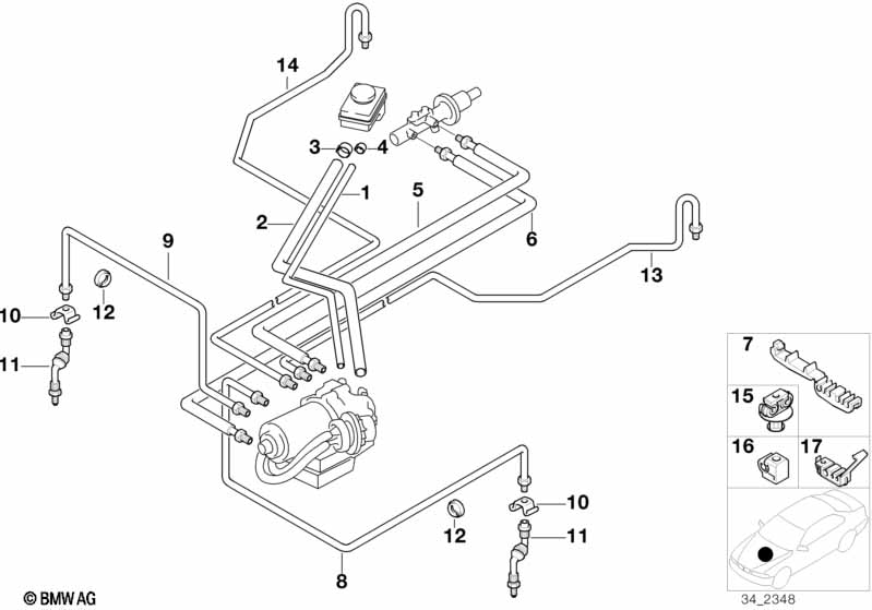 Remleidings voor ABS/ASC+T