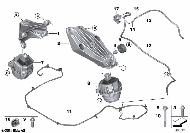 Motorophanging