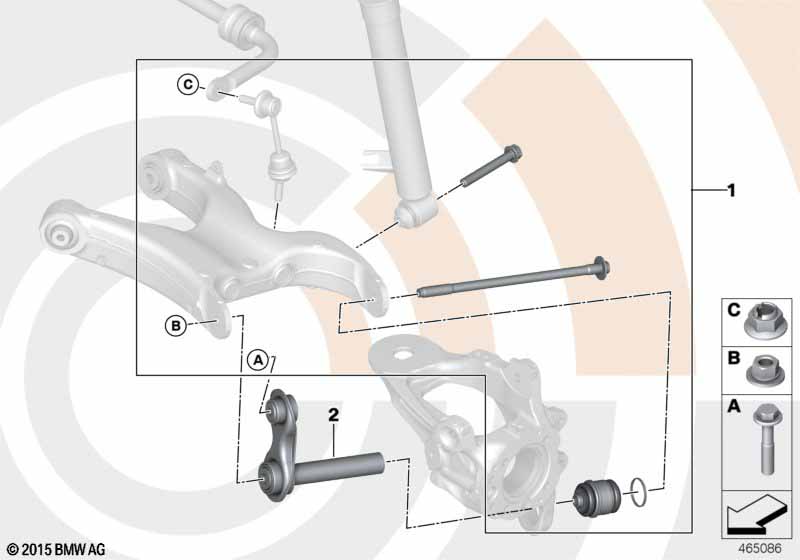 Reparatieset kogelgewricht