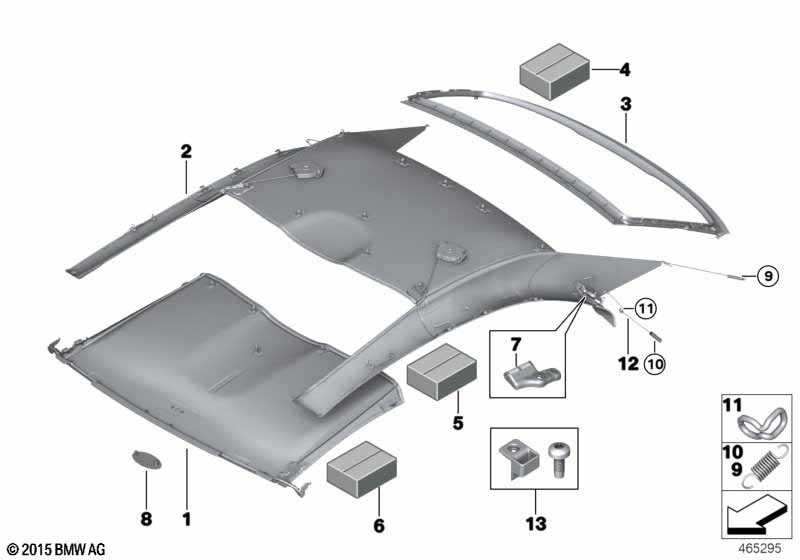 Hardtop inklapbaar hemelbekleding