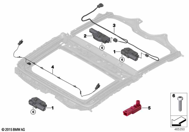 Panoramadak elektrische installatie