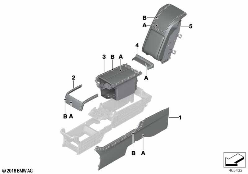 Individual console achter