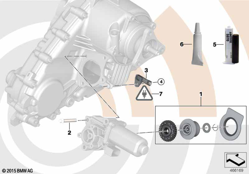 Reparatieset stelmotor