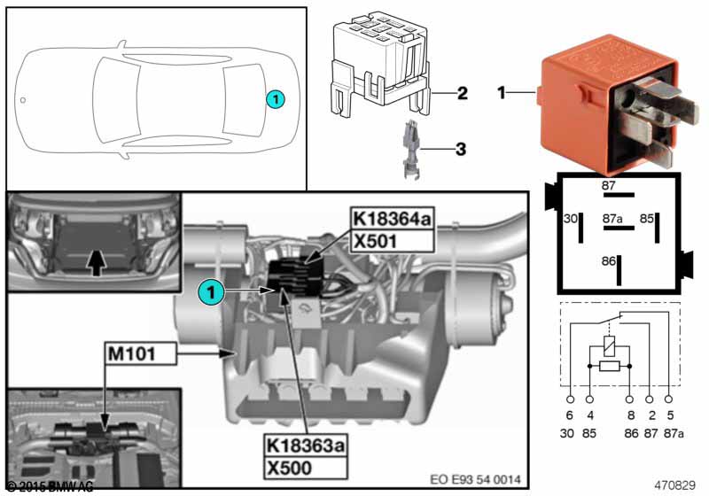 Relais hardtopaandrijving 1 K18363a