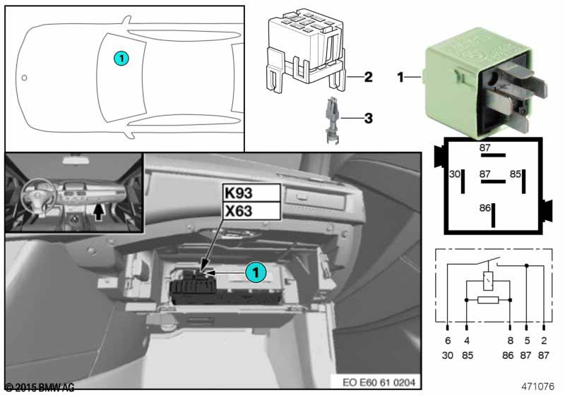 Relais elektronische demperregling K93