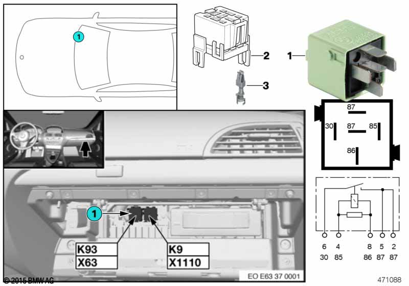 Relais elektronische demperregling K93