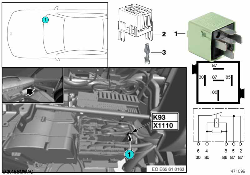 Relais elektronische demperregling K93