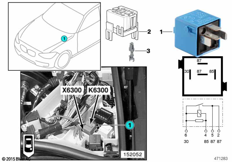 Relais DME-MS43 K6300