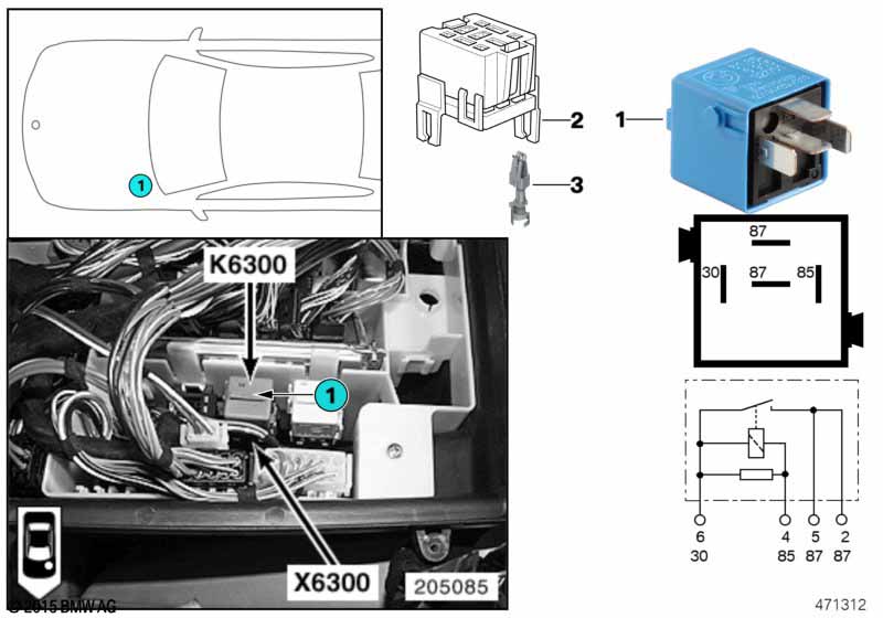 Relais DME K6300