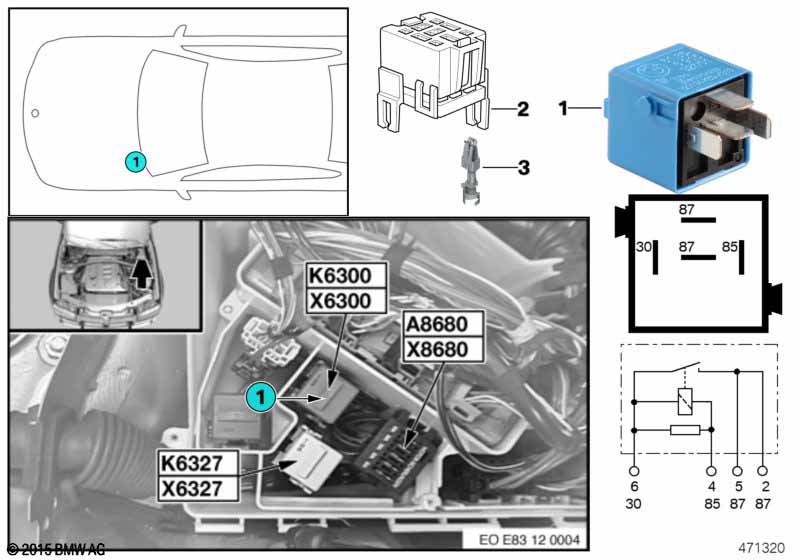 Relais DME K6300