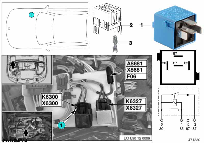 Relais DME K6300