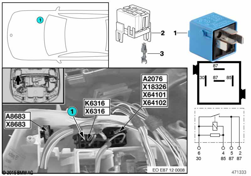 Valvetronic-relais K6316