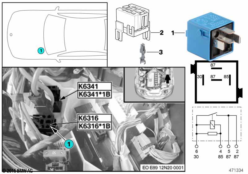 Valvetronic-relais K6316