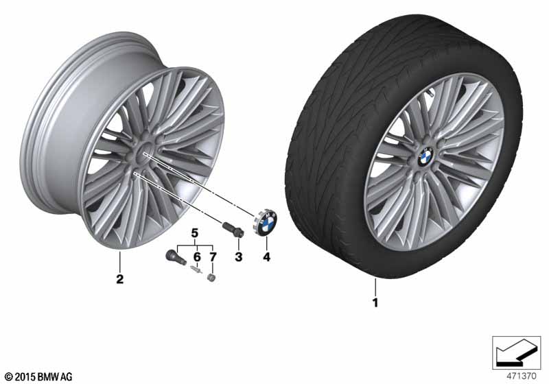 BMW LM-velg veelspaaks 616 - 20''