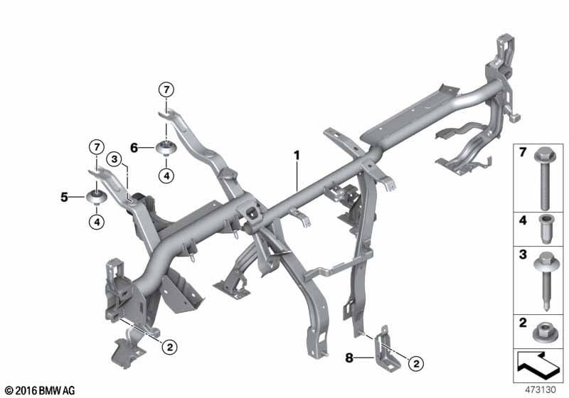 Draagbalk instrument paneel