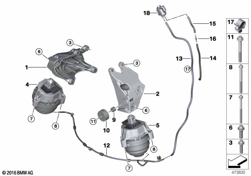 Motorophanging