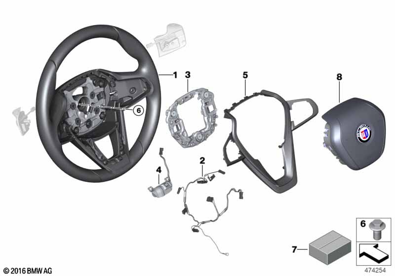 Sportstuurwiel airbag multif./ paddels