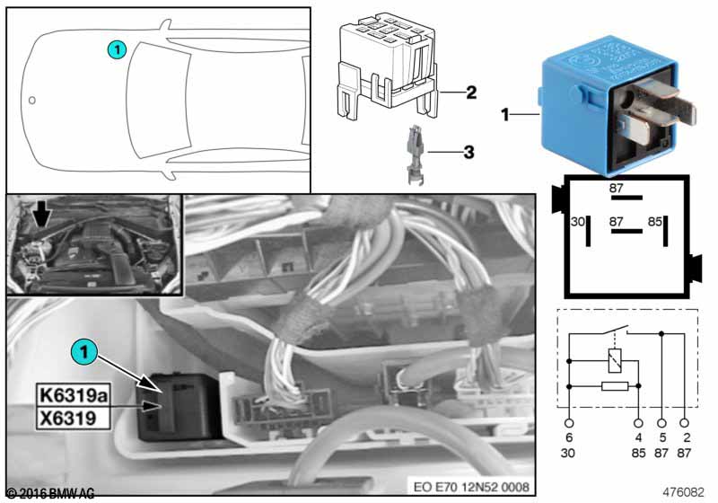 Relais Valvetronic K6319a