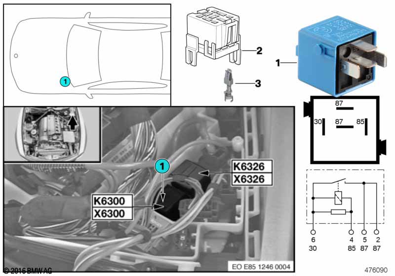 Relais DME K6300