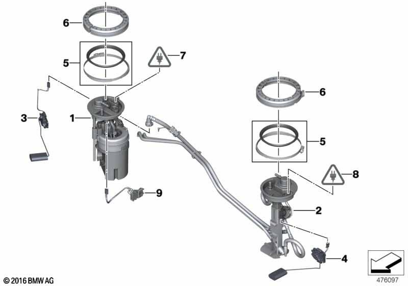 Brandstofpomp / Niveausensor