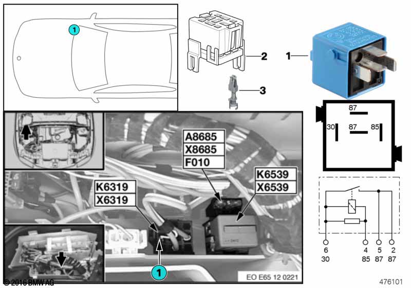 Relais Valvetronic K6319