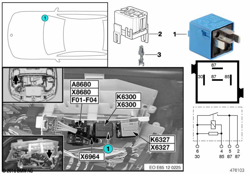 Relais DME K6300