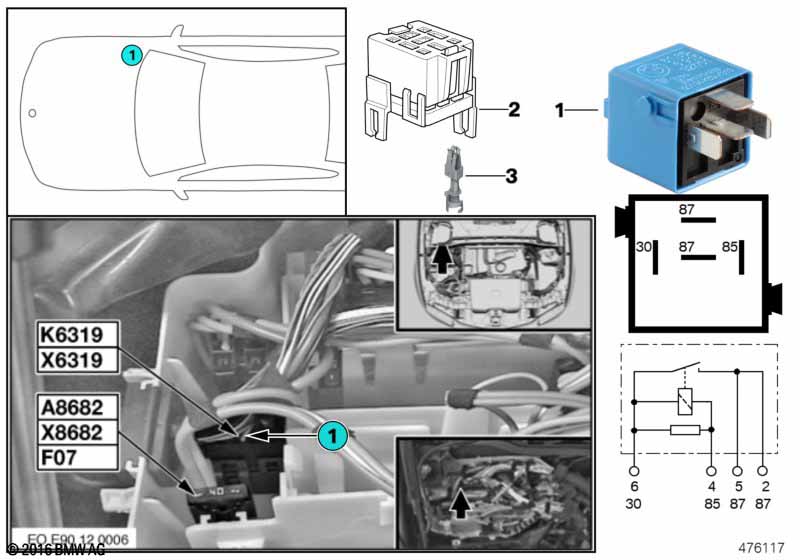 Relais Valvetronic K6319a