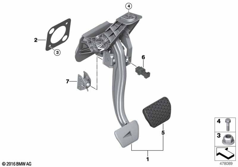 Pedalen automatische versnellingsbak