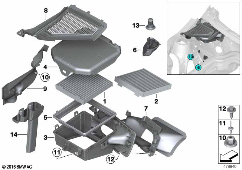 Microfilter/huisdelen