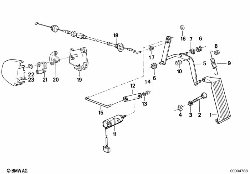 Voetpedal rijden-potentiometer