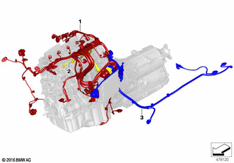 Kabelboom motor