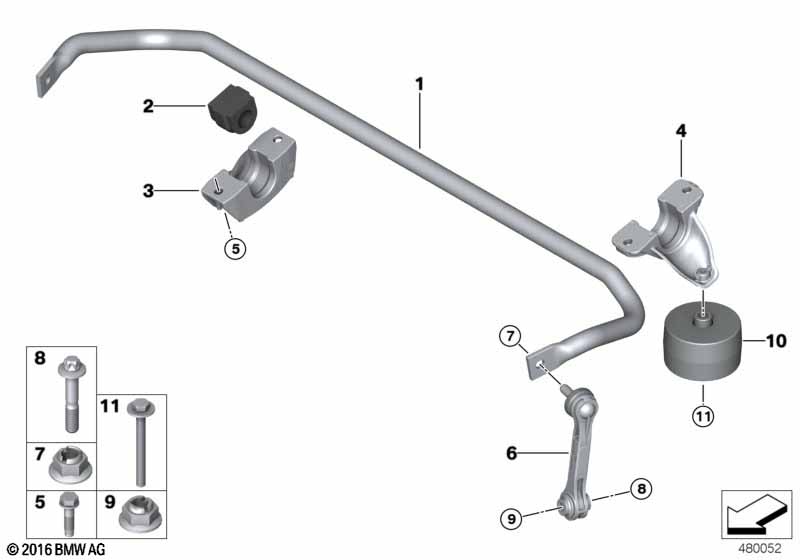 Stabilisator achter