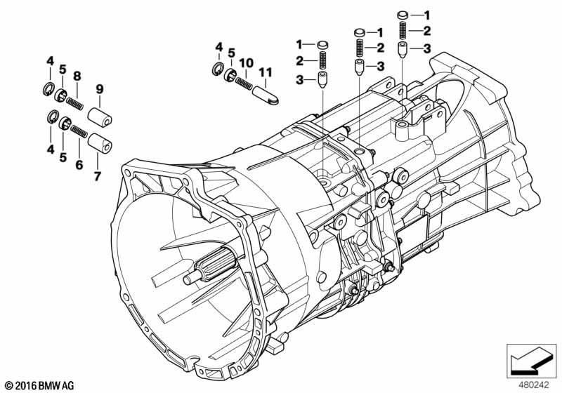 GS5-39DZ-4WD interne schakelmech.delen